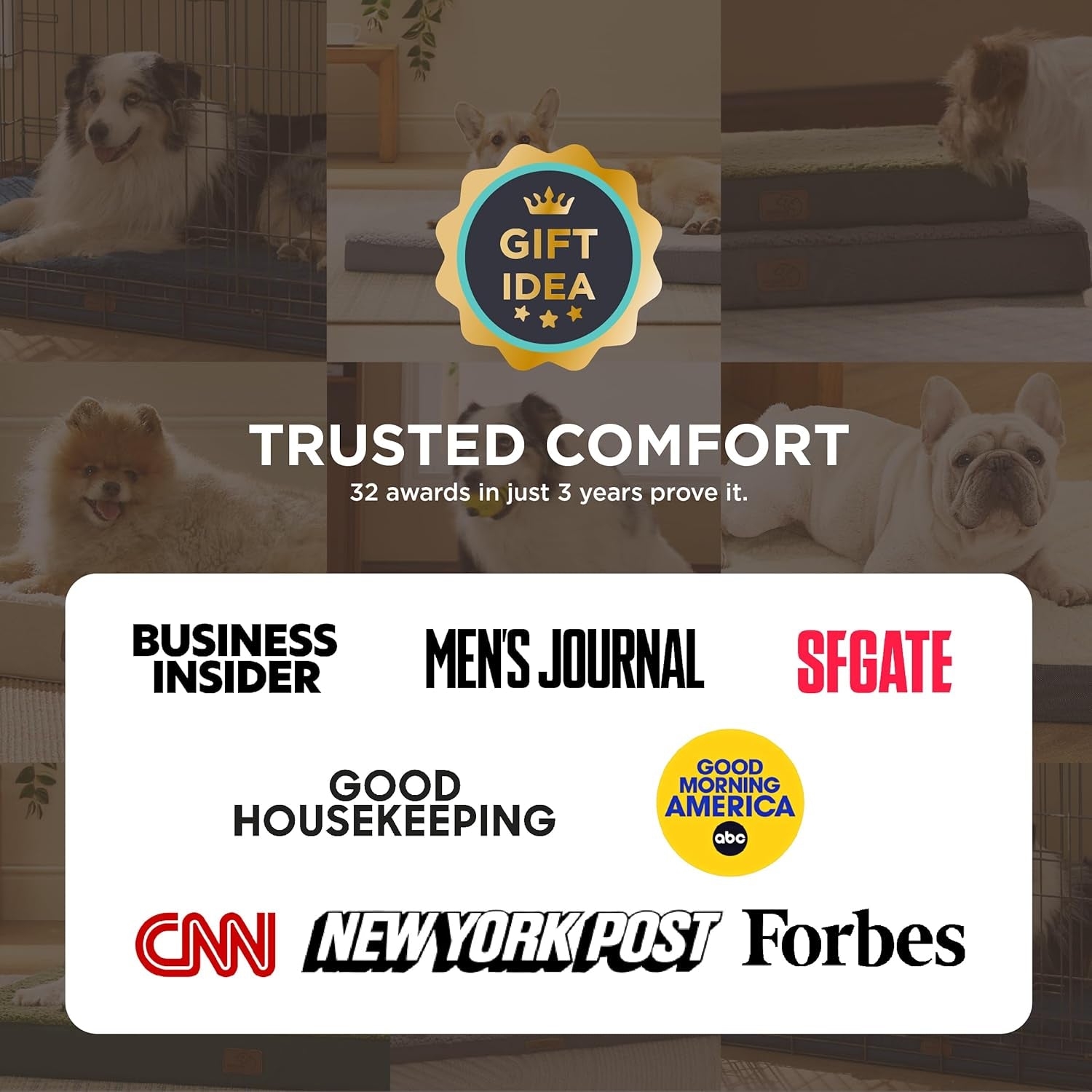 Extra Large Orthopedic Dog Bed - Comfortable Flat Pet Bed with Removable Washable Cover and Egg Crate Foam, Ideal for Pets Up to 100 lbs